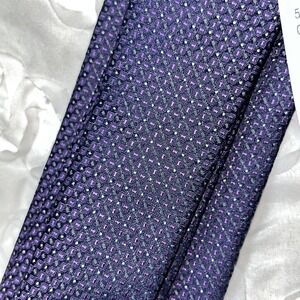 Calvin Klein Mens Purpe/Blue Micro dot Tie Blend Formal Dress NWT  MSRP $69.50